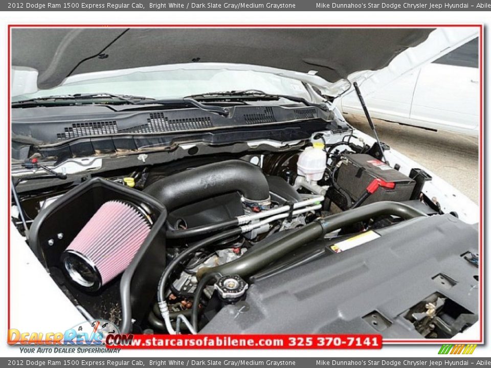 2012 Dodge Ram 1500 Express Regular Cab Bright White / Dark Slate Gray/Medium Graystone Photo #24