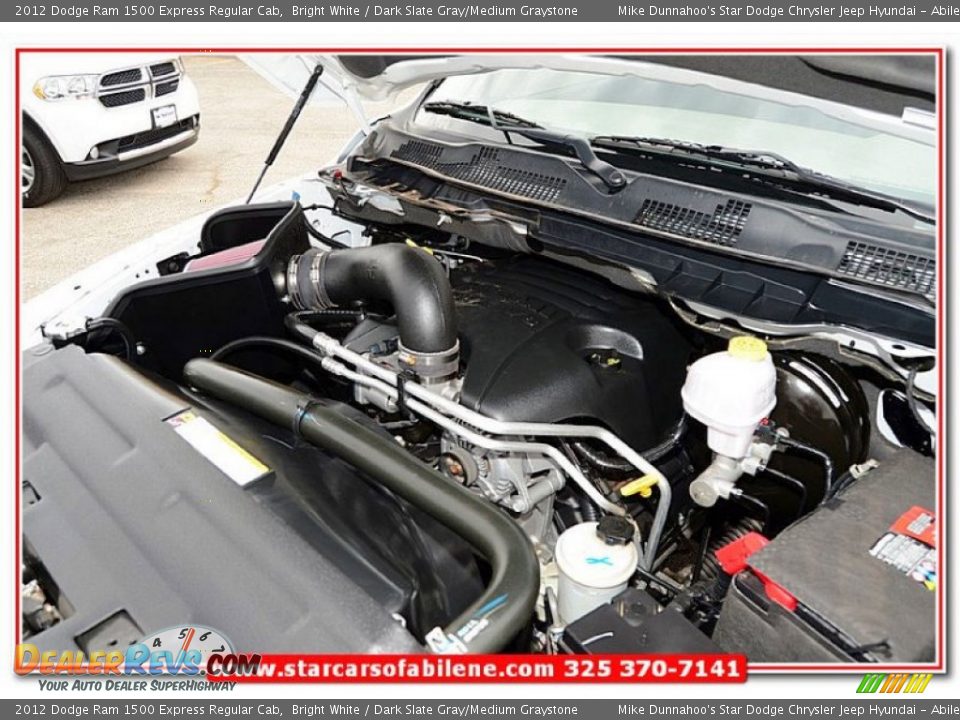 2012 Dodge Ram 1500 Express Regular Cab Bright White / Dark Slate Gray/Medium Graystone Photo #25