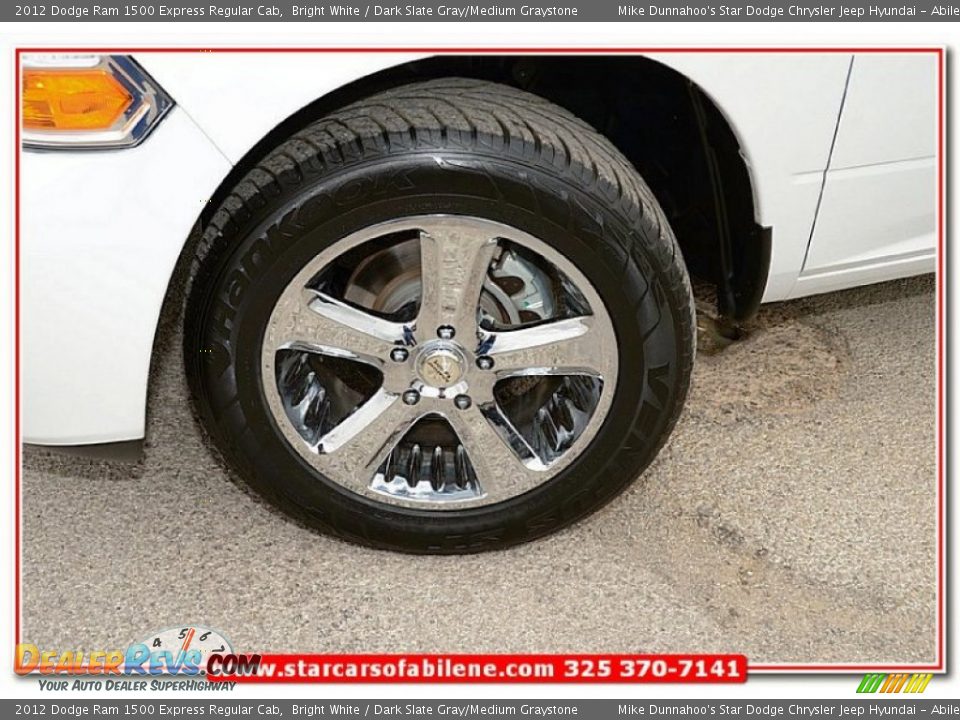2012 Dodge Ram 1500 Express Regular Cab Bright White / Dark Slate Gray/Medium Graystone Photo #26