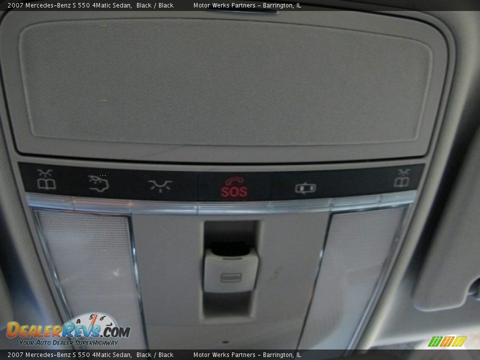 2007 Mercedes-Benz S 550 4Matic Sedan Black / Black Photo #35