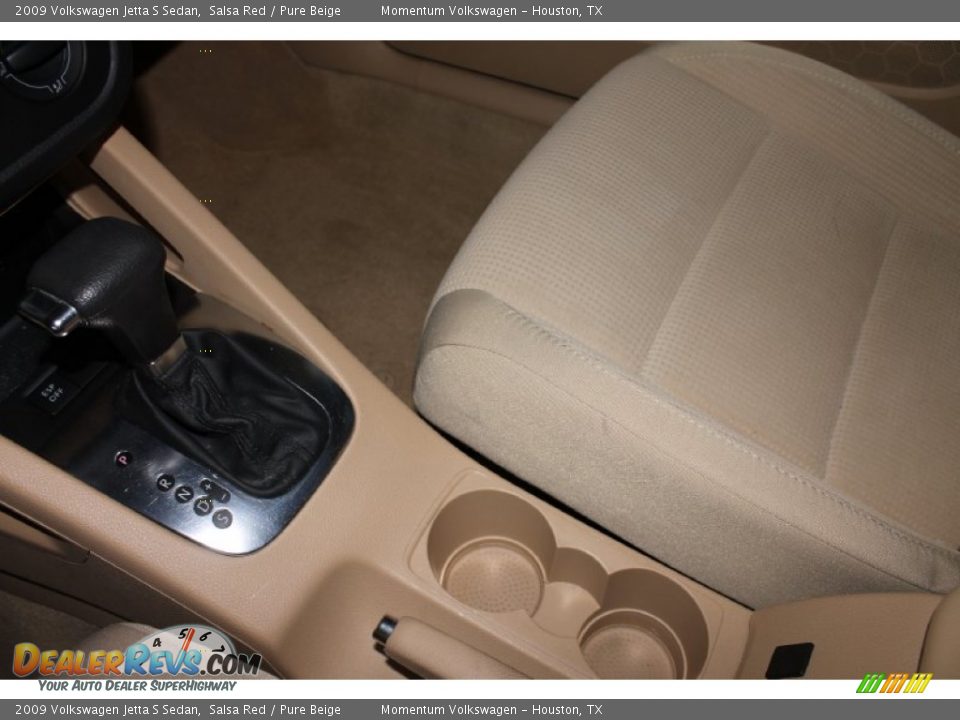 2009 Volkswagen Jetta S Sedan Salsa Red / Pure Beige Photo #14