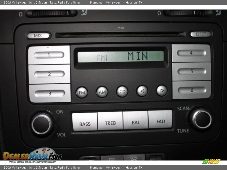 2009 Volkswagen Jetta S Sedan Salsa Red / Pure Beige Photo #17