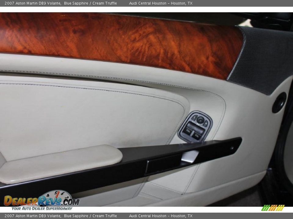 2007 Aston Martin DB9 Volante Blue Sapphire / Cream Truffle Photo #11