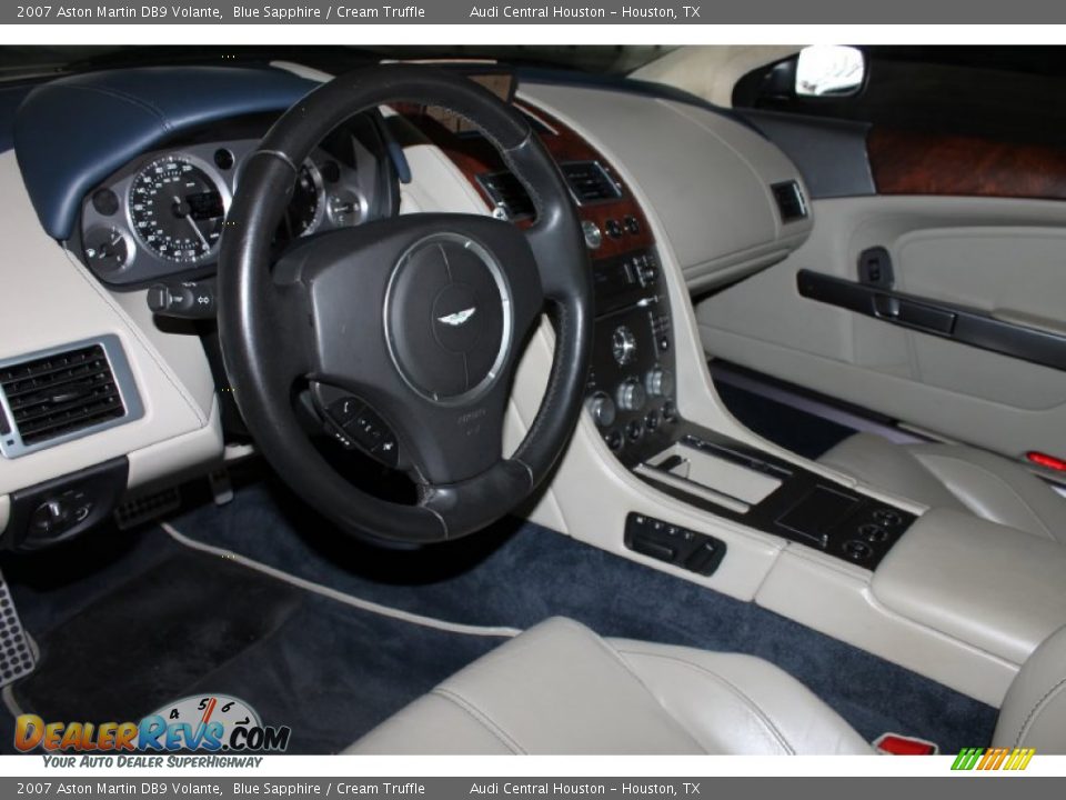 Cream Truffle Interior - 2007 Aston Martin DB9 Volante Photo #12