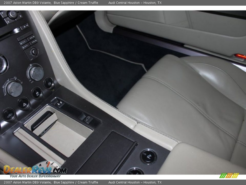 2007 Aston Martin DB9 Volante Blue Sapphire / Cream Truffle Photo #15