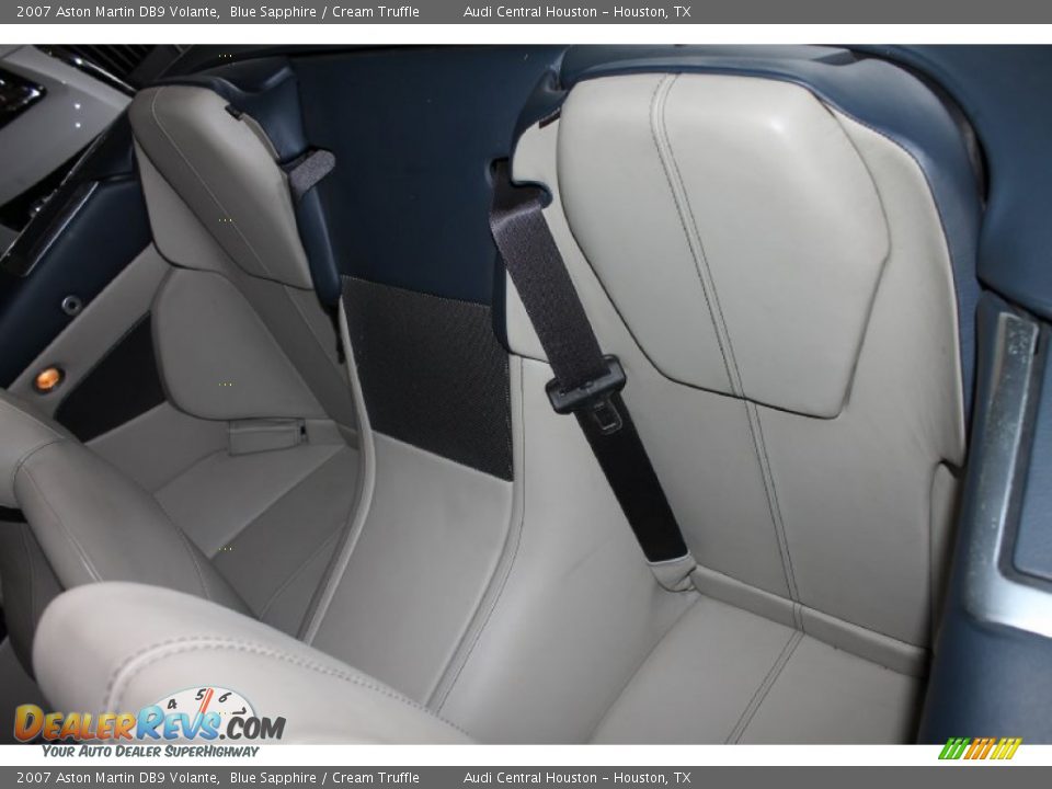 Rear Seat of 2007 Aston Martin DB9 Volante Photo #24