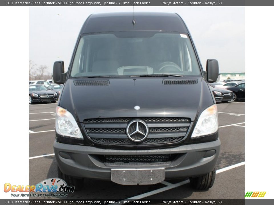 2013 Mercedes-Benz Sprinter 2500 High Roof Cargo Van Jet Black / Lima Black Fabric Photo #2