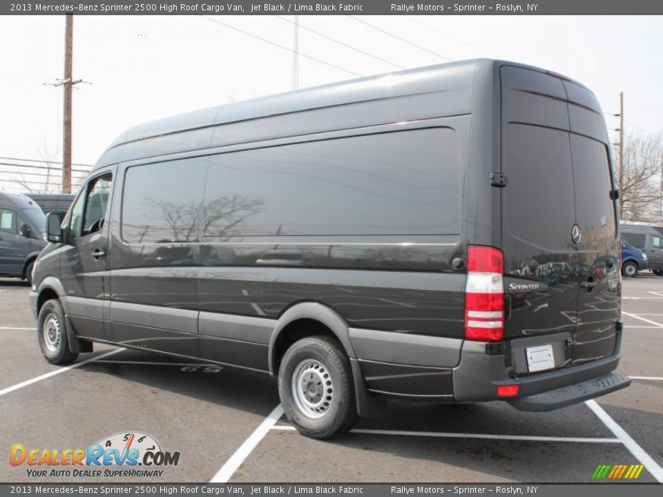 2013 Mercedes-Benz Sprinter 2500 High Roof Cargo Van Jet Black / Lima Black Fabric Photo #4