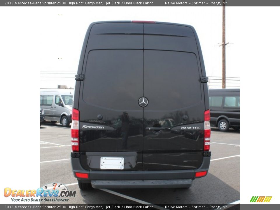 2013 Mercedes-Benz Sprinter 2500 High Roof Cargo Van Jet Black / Lima Black Fabric Photo #5