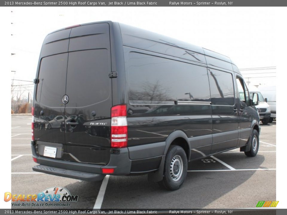 2013 Mercedes-Benz Sprinter 2500 High Roof Cargo Van Jet Black / Lima Black Fabric Photo #6