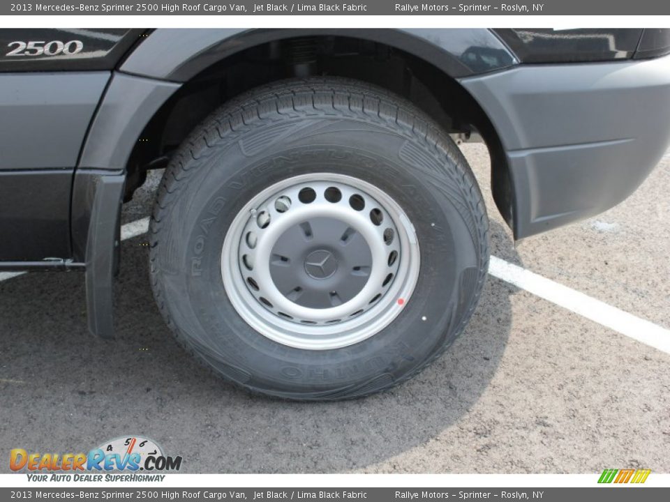 2013 Mercedes-Benz Sprinter 2500 High Roof Cargo Van Jet Black / Lima Black Fabric Photo #9