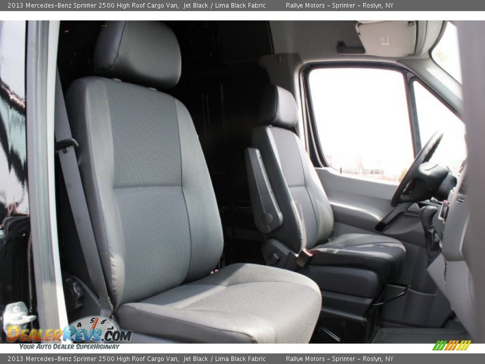 2013 Mercedes-Benz Sprinter 2500 High Roof Cargo Van Jet Black / Lima Black Fabric Photo #11