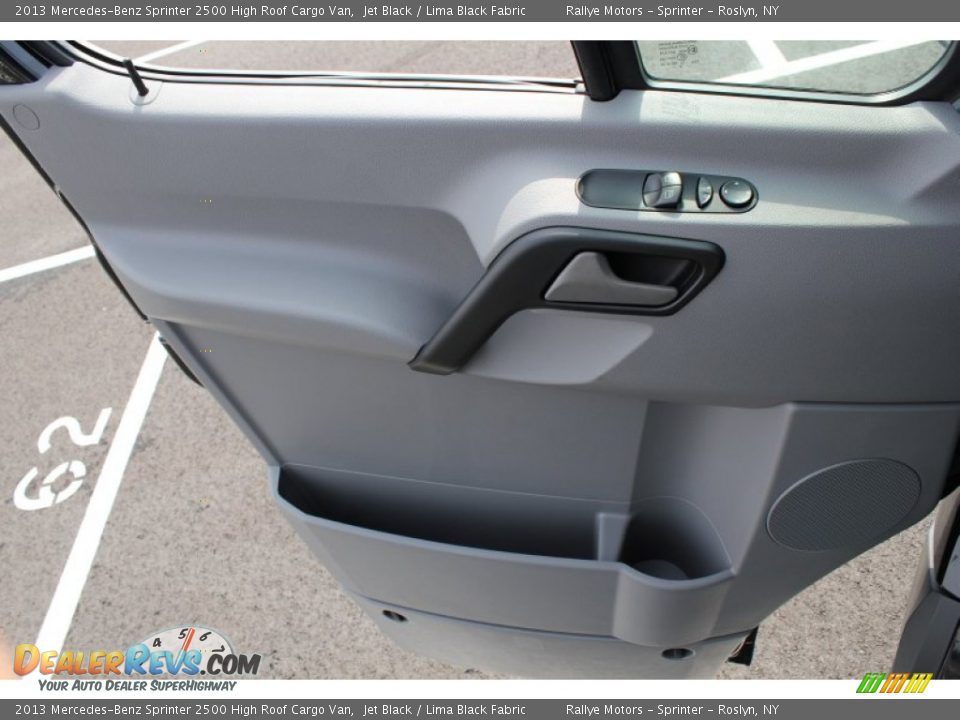 2013 Mercedes-Benz Sprinter 2500 High Roof Cargo Van Jet Black / Lima Black Fabric Photo #12