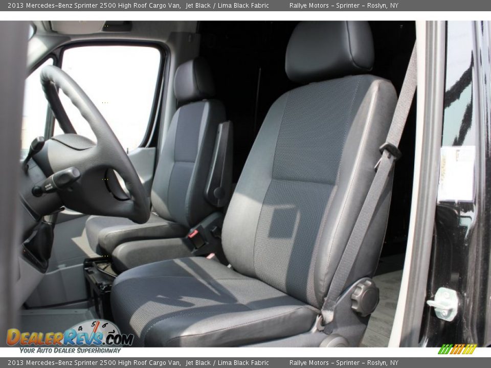 2013 Mercedes-Benz Sprinter 2500 High Roof Cargo Van Jet Black / Lima Black Fabric Photo #13