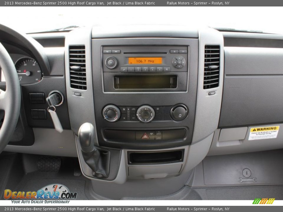 2013 Mercedes-Benz Sprinter 2500 High Roof Cargo Van Jet Black / Lima Black Fabric Photo #14