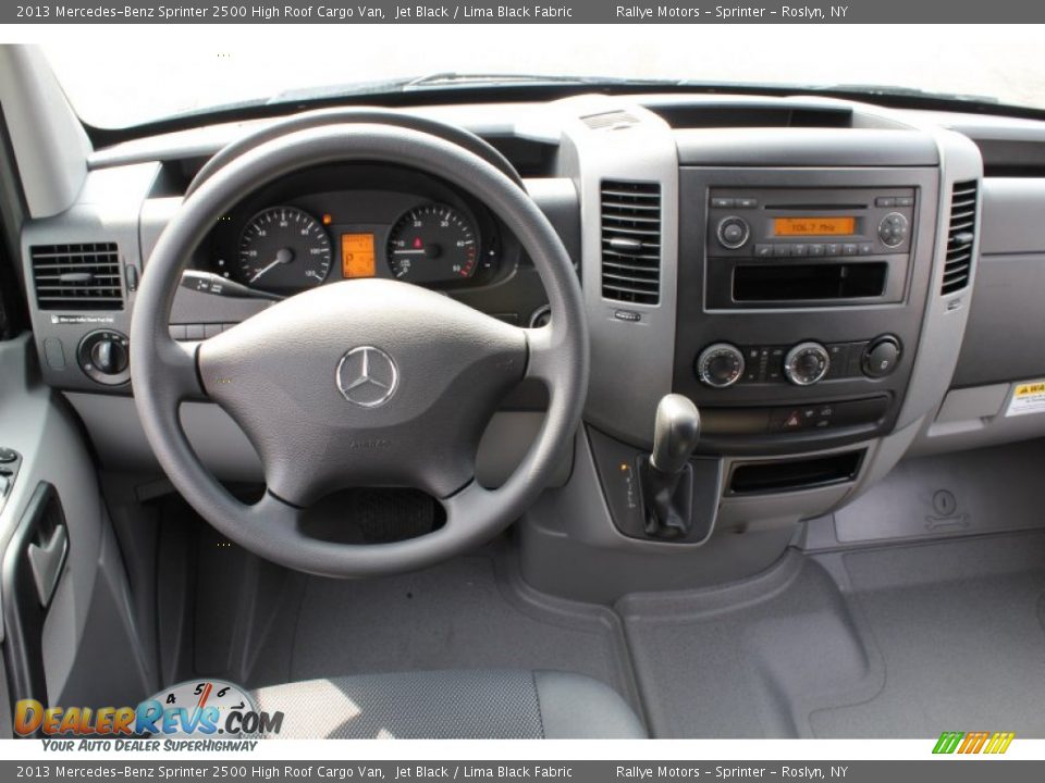 2013 Mercedes-Benz Sprinter 2500 High Roof Cargo Van Jet Black / Lima Black Fabric Photo #15
