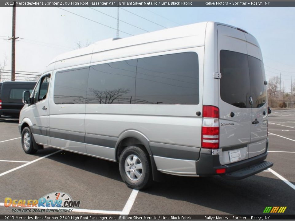 2013 Mercedes-Benz Sprinter 2500 High Roof Passenger Van Brilliant Silver Metallic / Lima Black Fabric Photo #4