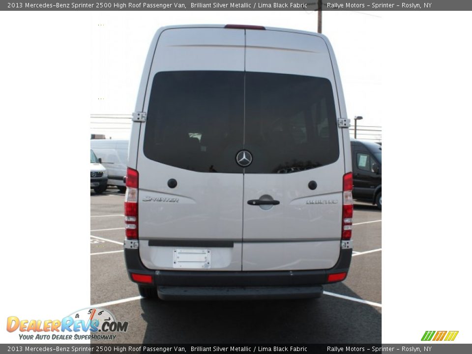 2013 Mercedes-Benz Sprinter 2500 High Roof Passenger Van Brilliant Silver Metallic / Lima Black Fabric Photo #5