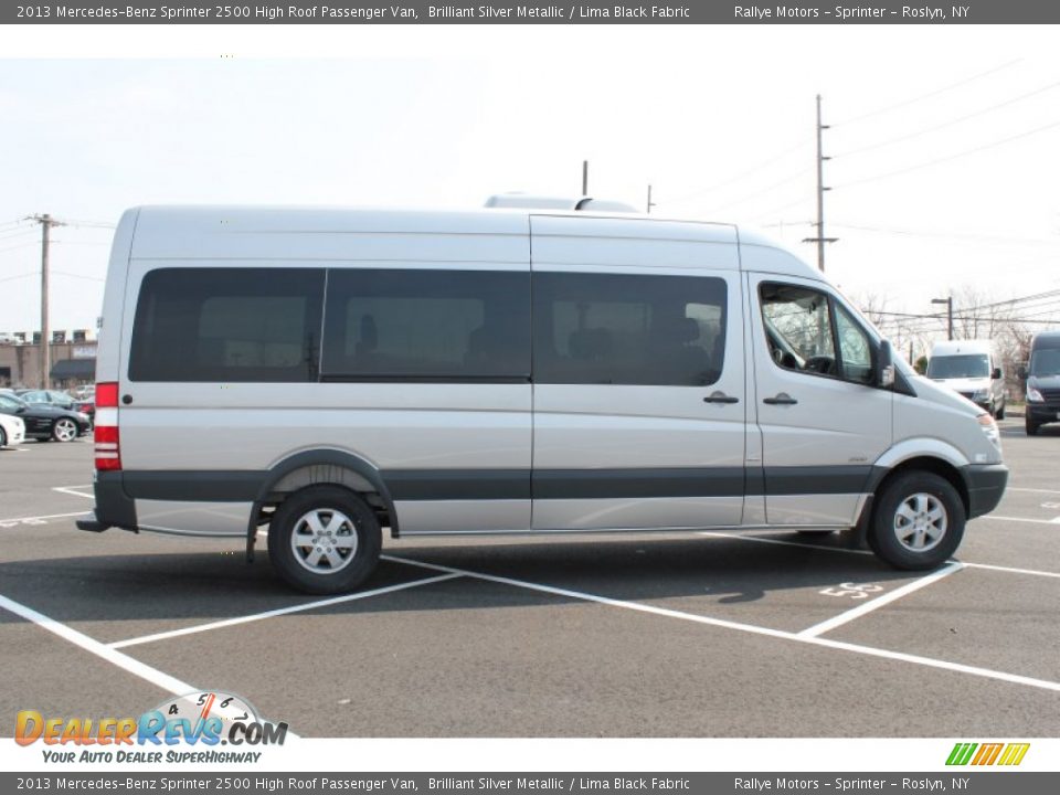 Brilliant Silver Metallic 2013 Mercedes-Benz Sprinter 2500 High Roof Passenger Van Photo #7