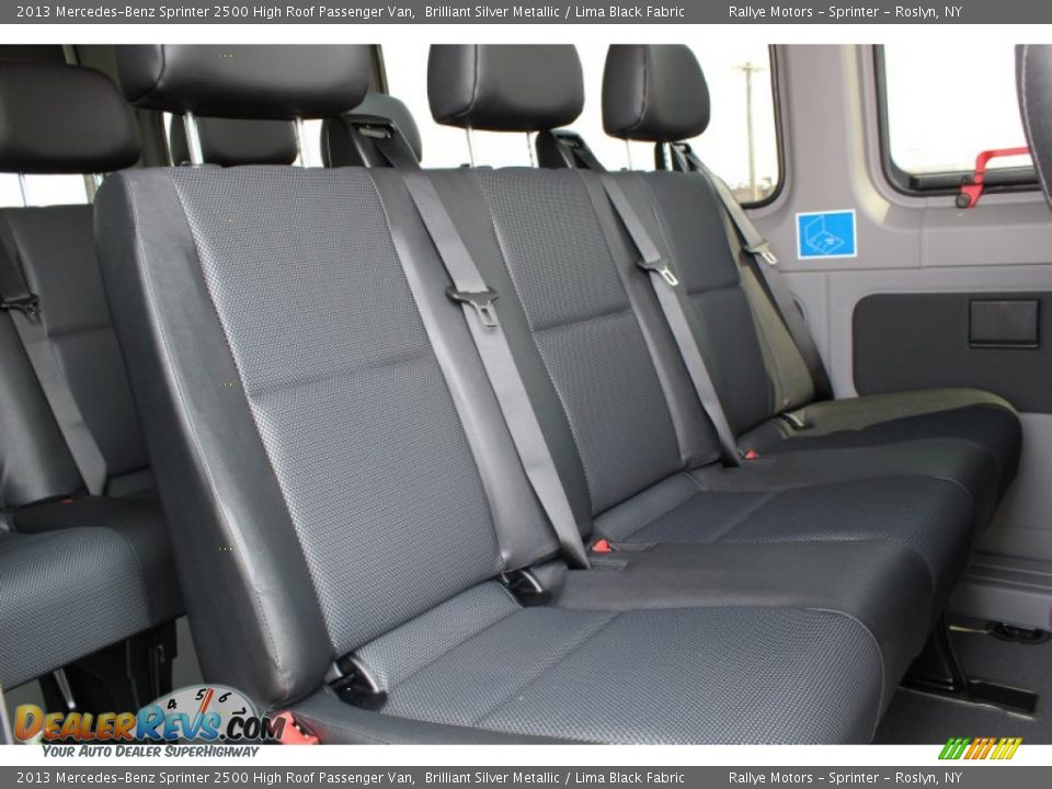 Rear Seat of 2013 Mercedes-Benz Sprinter 2500 High Roof Passenger Van Photo #19