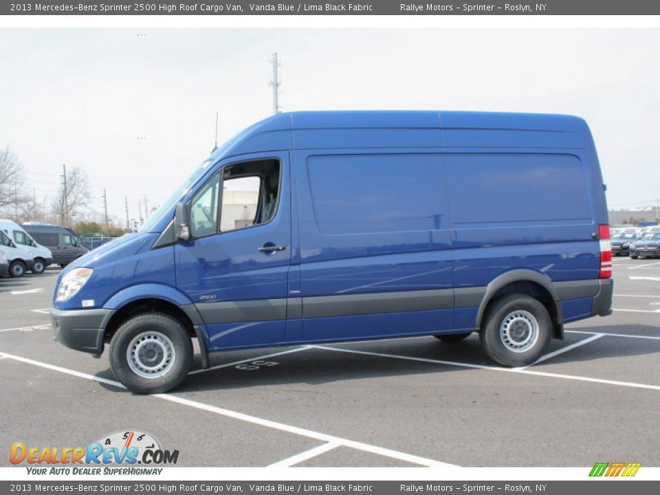 Vanda Blue 2013 Mercedes-Benz Sprinter 2500 High Roof Cargo Van Photo #3