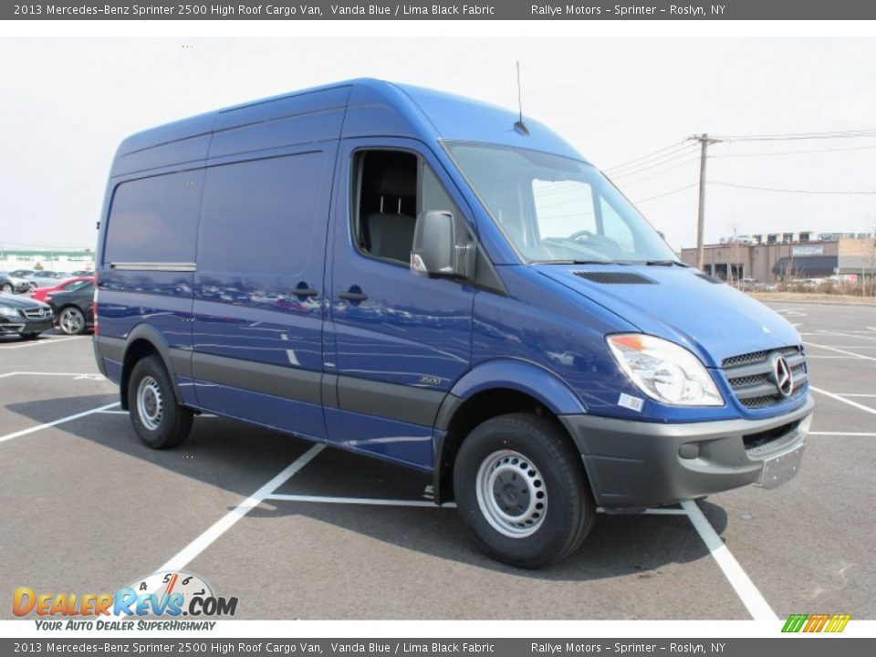 Front 3/4 View of 2013 Mercedes-Benz Sprinter 2500 High Roof Cargo Van Photo #8