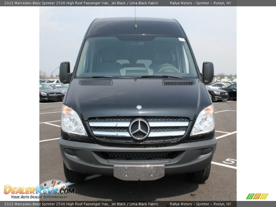 2013 Mercedes-Benz Sprinter 2500 High Roof Passenger Van Jet Black / Lima Black Fabric Photo #2