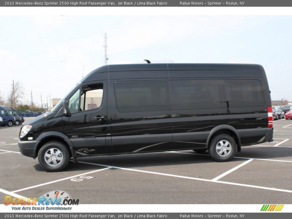 2013 Mercedes-Benz Sprinter 2500 High Roof Passenger Van Jet Black / Lima Black Fabric Photo #3