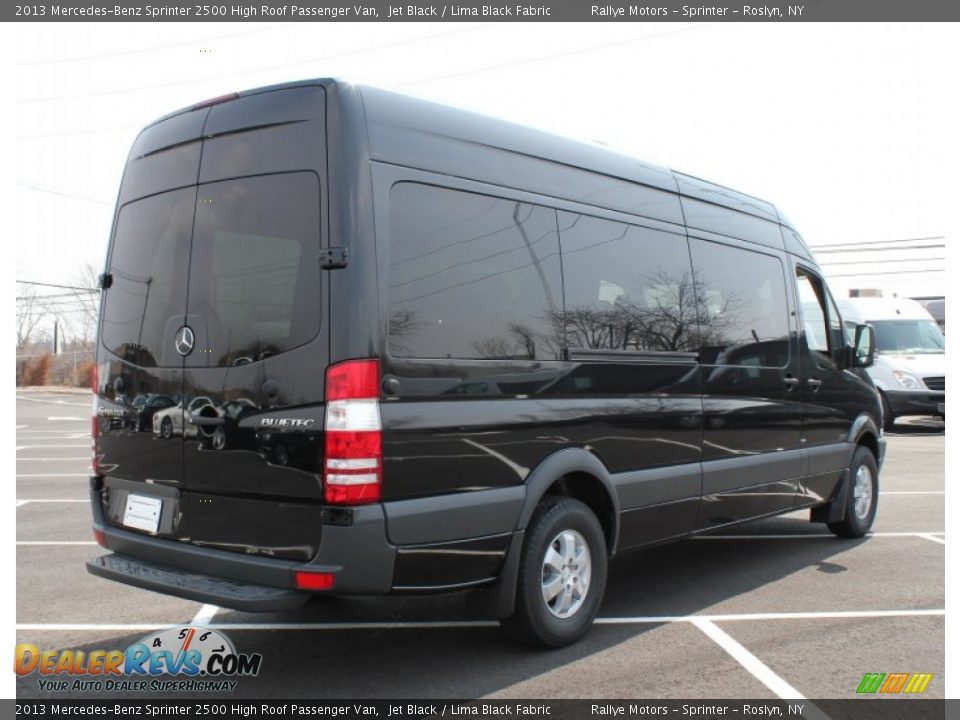 2013 Mercedes-Benz Sprinter 2500 High Roof Passenger Van Jet Black / Lima Black Fabric Photo #6