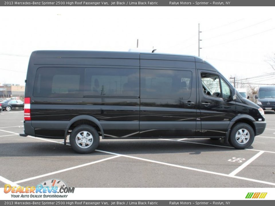 2013 Mercedes-Benz Sprinter 2500 High Roof Passenger Van Jet Black / Lima Black Fabric Photo #7