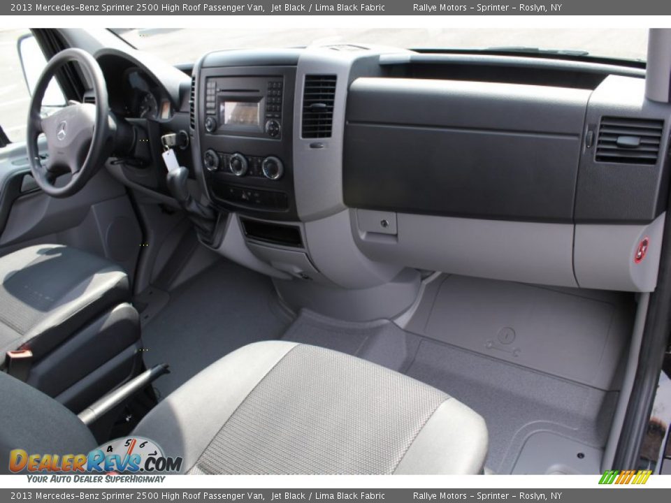 2013 Mercedes-Benz Sprinter 2500 High Roof Passenger Van Jet Black / Lima Black Fabric Photo #10