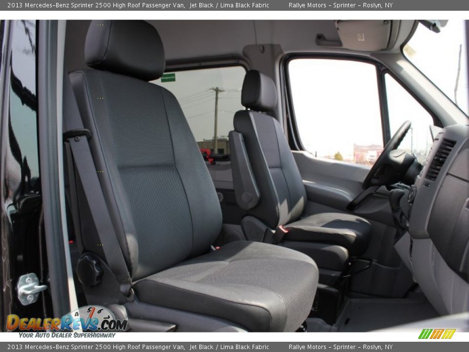 2013 Mercedes-Benz Sprinter 2500 High Roof Passenger Van Jet Black / Lima Black Fabric Photo #11