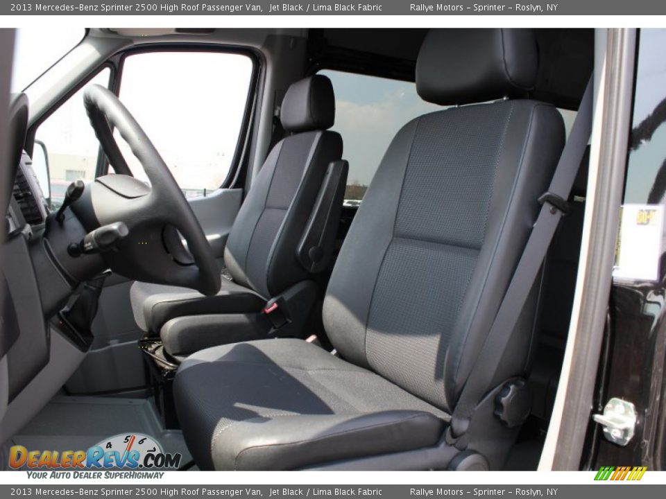 2013 Mercedes-Benz Sprinter 2500 High Roof Passenger Van Jet Black / Lima Black Fabric Photo #13