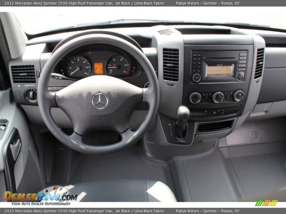 2013 Mercedes-Benz Sprinter 2500 High Roof Passenger Van Jet Black / Lima Black Fabric Photo #15