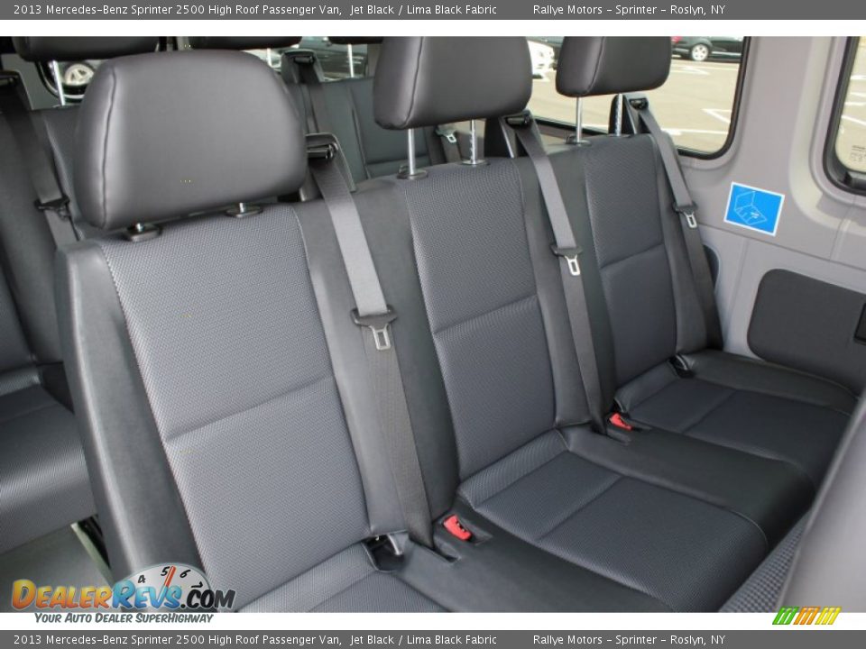 Lima Black Fabric Interior - 2013 Mercedes-Benz Sprinter 2500 High Roof Passenger Van Photo #18