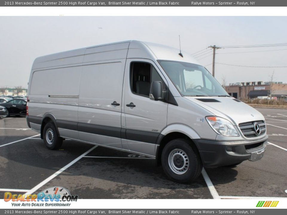 Front 3/4 View of 2013 Mercedes-Benz Sprinter 2500 High Roof Cargo Van Photo #8