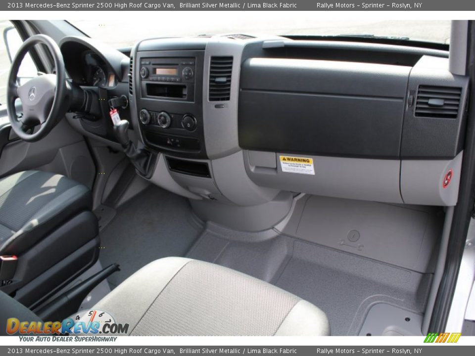 Dashboard of 2013 Mercedes-Benz Sprinter 2500 High Roof Cargo Van Photo #10