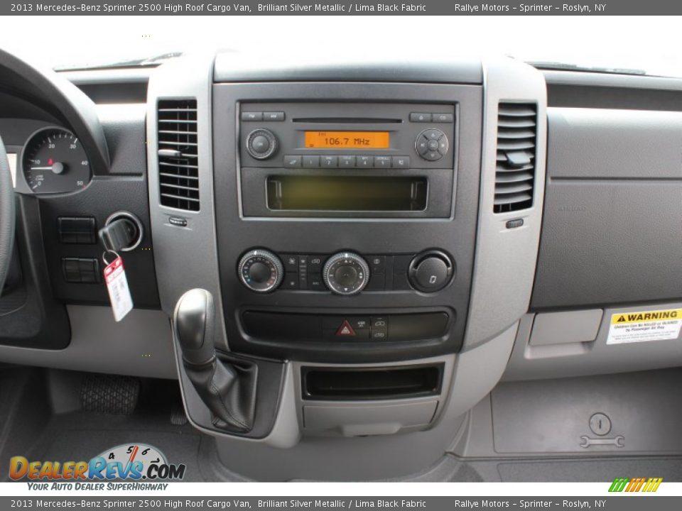 Controls of 2013 Mercedes-Benz Sprinter 2500 High Roof Cargo Van Photo #14
