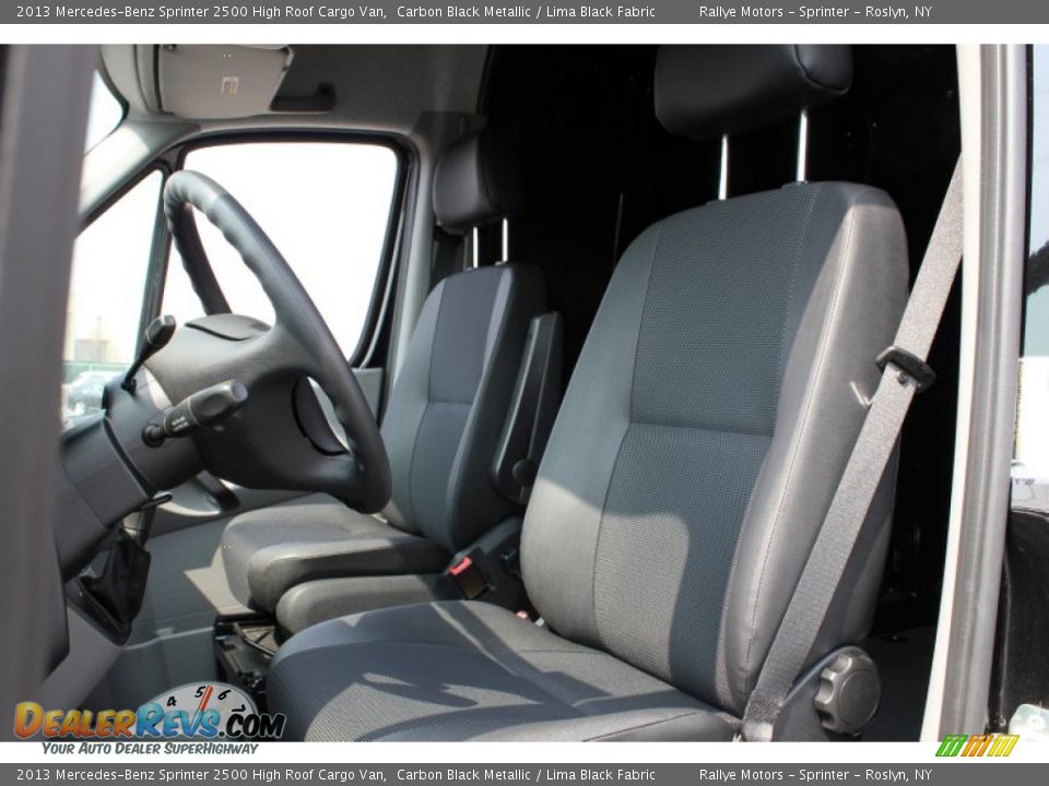 2013 Mercedes-Benz Sprinter 2500 High Roof Cargo Van Carbon Black Metallic / Lima Black Fabric Photo #13