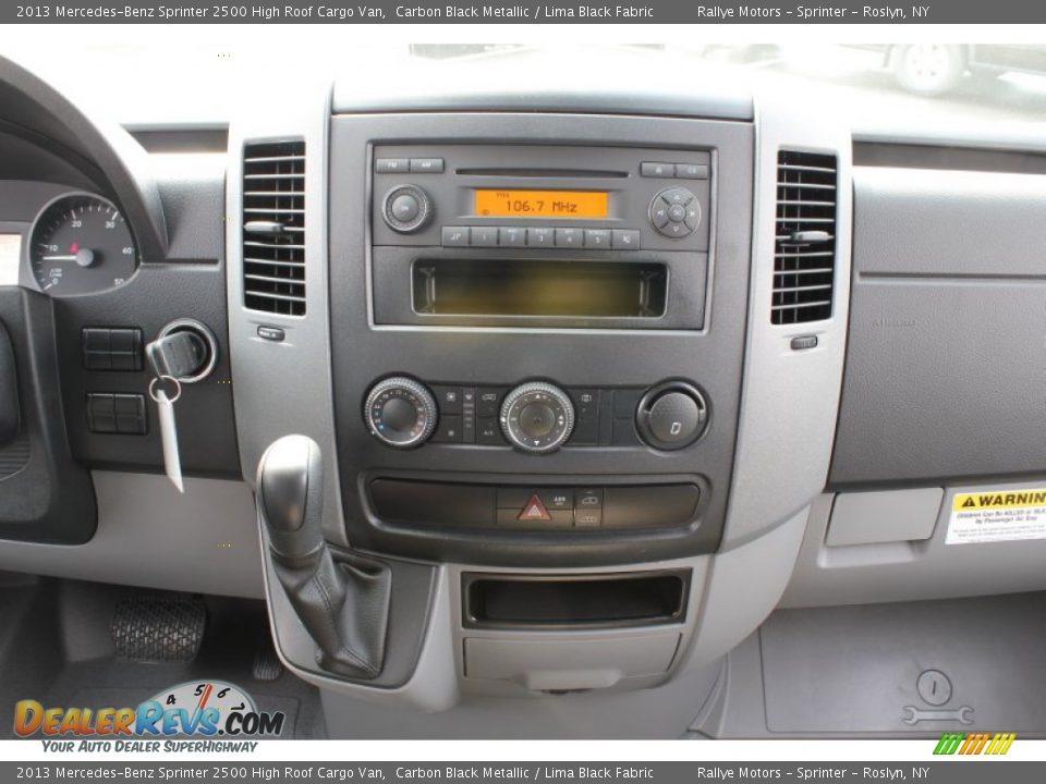 Controls of 2013 Mercedes-Benz Sprinter 2500 High Roof Cargo Van Photo #14