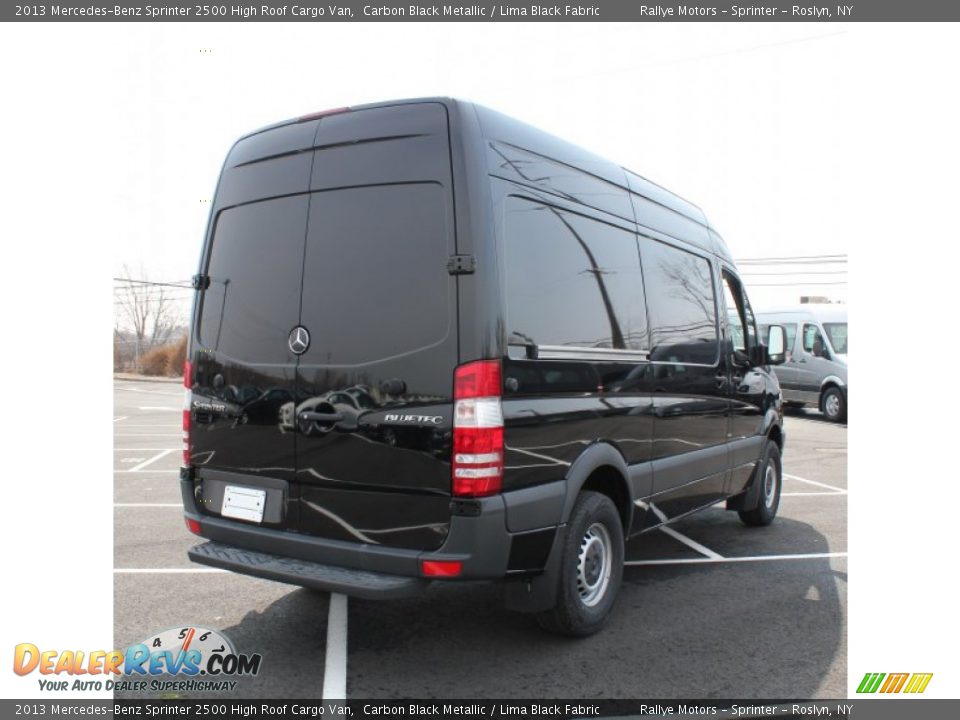 2013 Mercedes-Benz Sprinter 2500 High Roof Cargo Van Carbon Black Metallic / Lima Black Fabric Photo #6