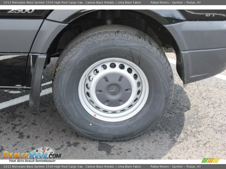 2013 Mercedes-Benz Sprinter 2500 High Roof Cargo Van Carbon Black Metallic / Lima Black Fabric Photo #9