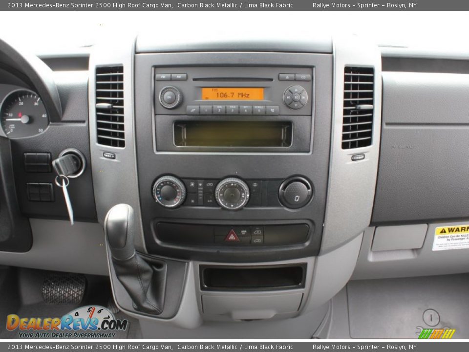 Controls of 2013 Mercedes-Benz Sprinter 2500 High Roof Cargo Van Photo #14