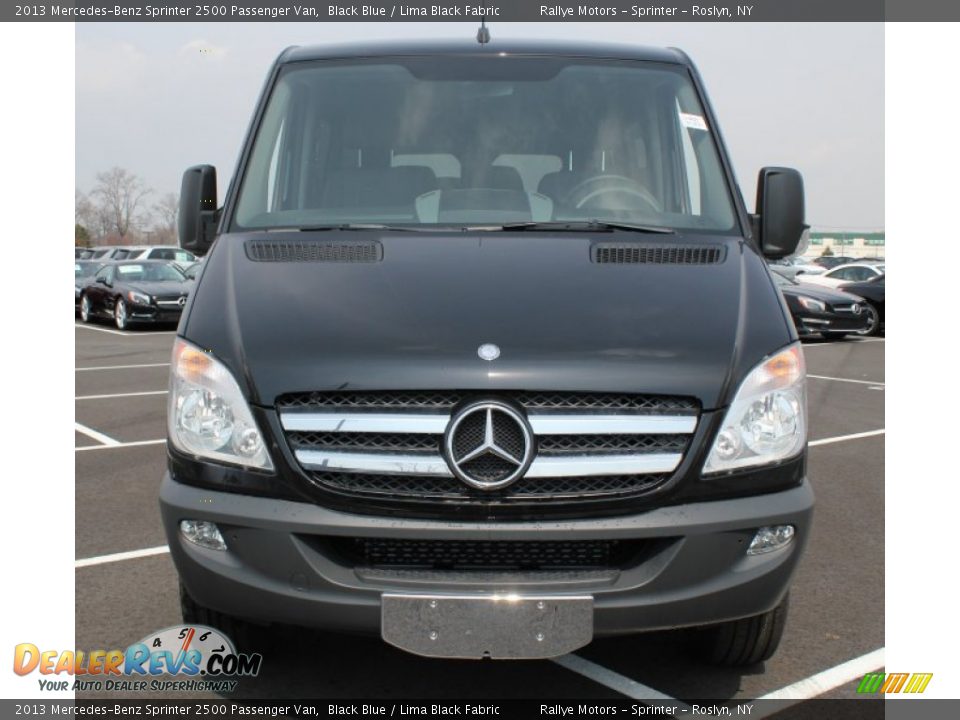 2013 Mercedes-Benz Sprinter 2500 Passenger Van Black Blue / Lima Black Fabric Photo #2