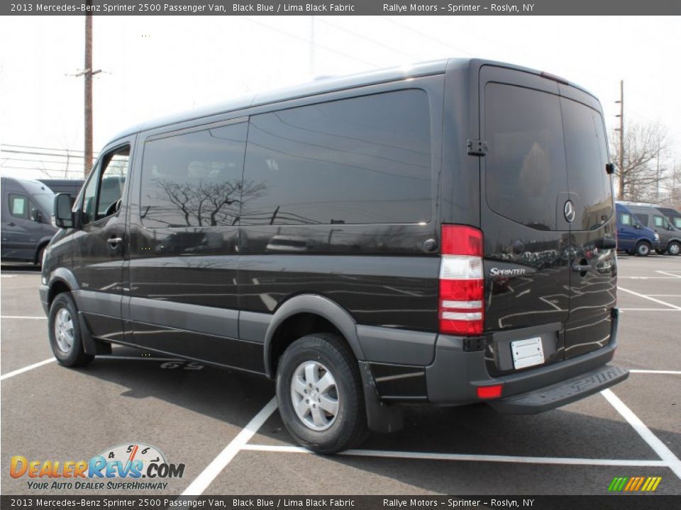 2013 Mercedes-Benz Sprinter 2500 Passenger Van Black Blue / Lima Black Fabric Photo #4