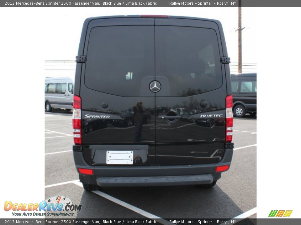 2013 Mercedes-Benz Sprinter 2500 Passenger Van Black Blue / Lima Black Fabric Photo #5