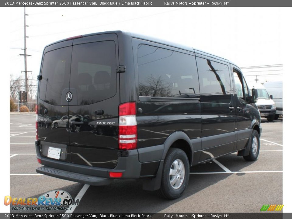 2013 Mercedes-Benz Sprinter 2500 Passenger Van Black Blue / Lima Black Fabric Photo #6