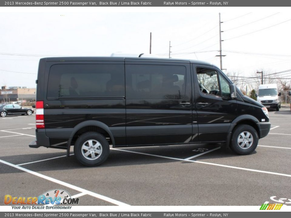 2013 Mercedes-Benz Sprinter 2500 Passenger Van Black Blue / Lima Black Fabric Photo #7