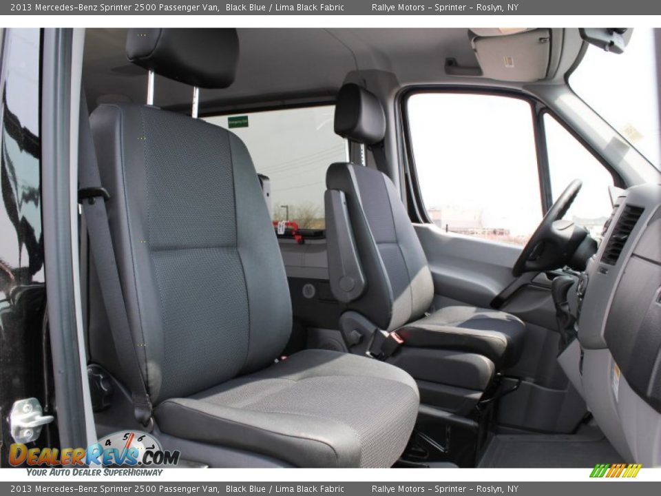 Lima Black Fabric Interior - 2013 Mercedes-Benz Sprinter 2500 Passenger Van Photo #11