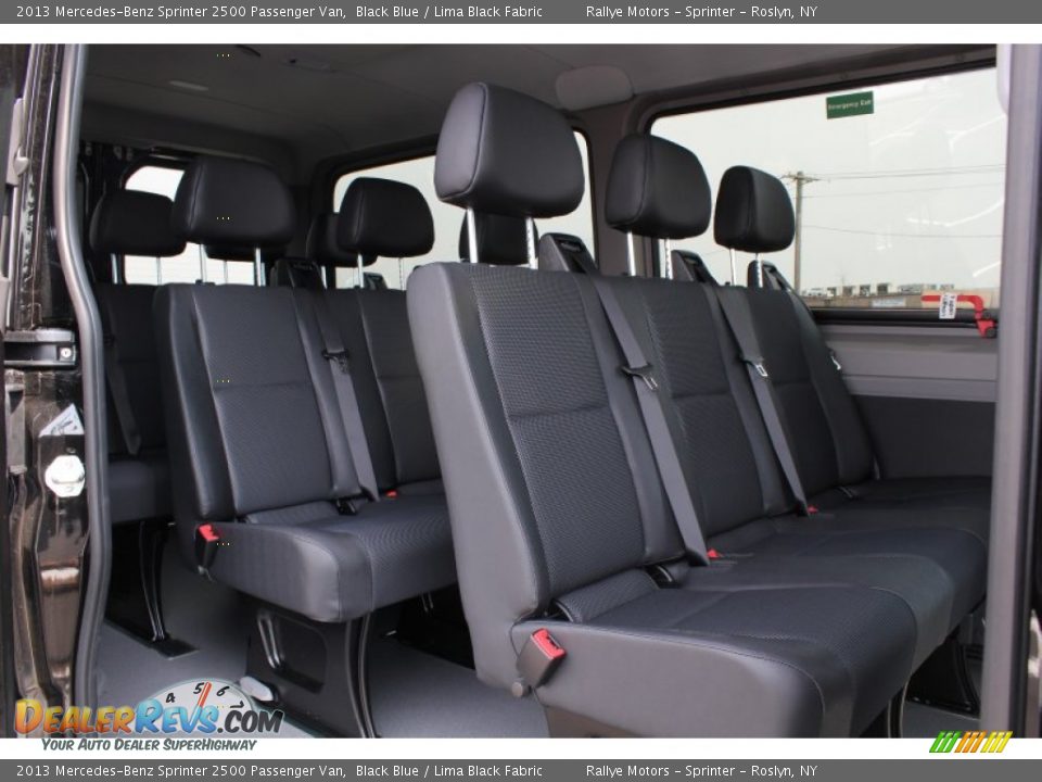 Rear Seat of 2013 Mercedes-Benz Sprinter 2500 Passenger Van Photo #18